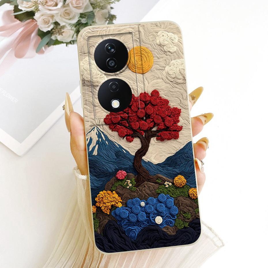 Cute Printed Phone Case For Honor X7b 4G 5G Soft Silicone Shockproof Cases For Honor X7b X 7B CLK-LX2 Covers Bumpers