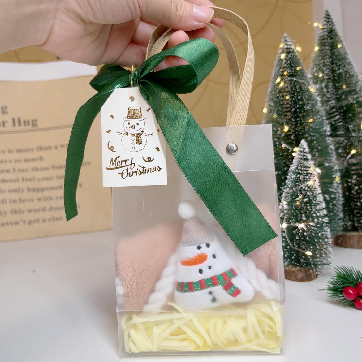 

Мультяшное коралловое флисовое подвесное полотенце для рук - Впитывающий рождественский подарок для кухни и ванной комнаты Hand Towel 30*30 cm