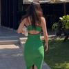 Elegant Bodycon Sexy Women's Dress for Women 2022 Summer Sleeveless Hollow Out Party Maxi Evening Night Club Dresses Woman