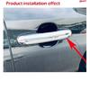 Car handle decorative cover silver For Lexus GX 550 2024-2025