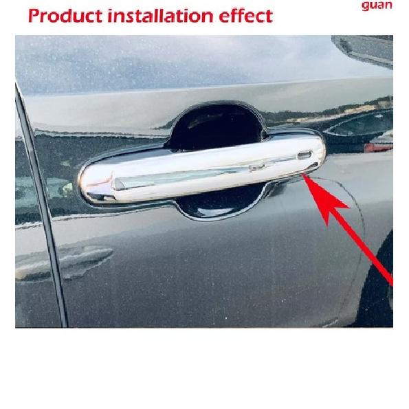 Car handle decorative cover silver For Lexus GX 550 2024-2025