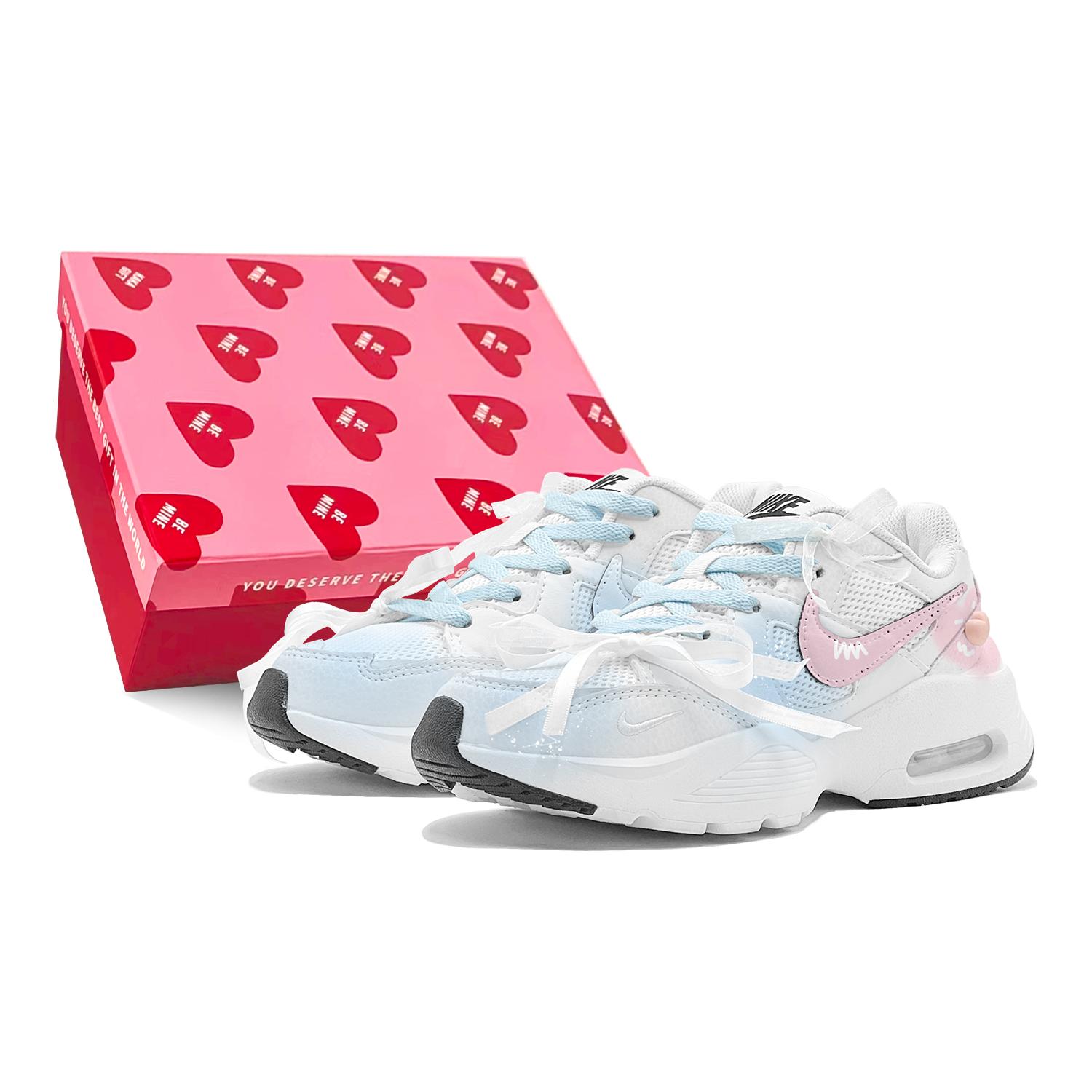

Nike Air Max Fusion Abrasion Resistant Lightweight Wear resistant And Lightweight Low top Running Shoes Women s CJ1671-100(TeamS2-S-BOX) 37.5