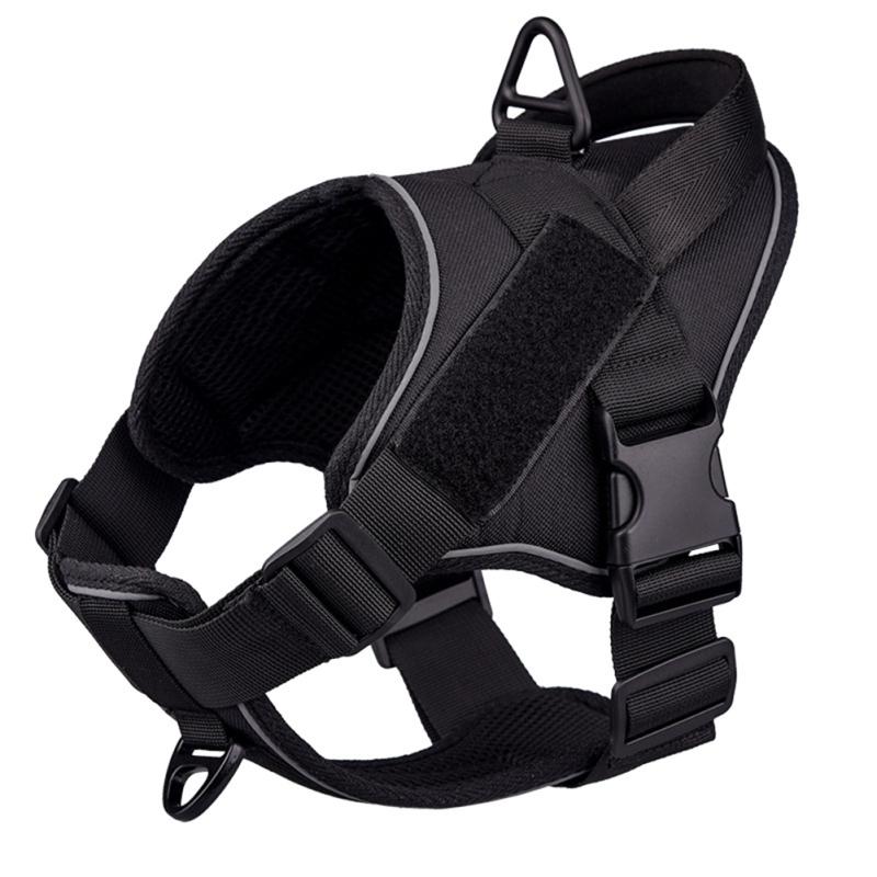 K9 Large Dog Training Harness Reflective Vest Harness Pet Traction Rope For Medium Large Dogs