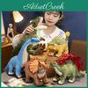 Adorable Realistic Plush Dinosaur Toy Tyrannosaurus And Velociraptor For Kids Gifts