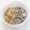 20pcs Gold Color Stainless Steel Square Frame Charms Pendants for Earrings Necklace DIY Jewelry Making Accessories Supplies