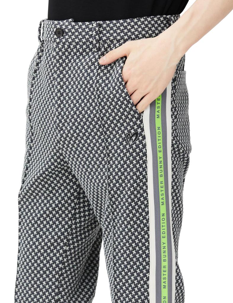 Long Pants Retro Houndstooth Golf 4 [Master Bunny] Men's (stretch Pattern) / / 758-4131305 010_Black [M]
