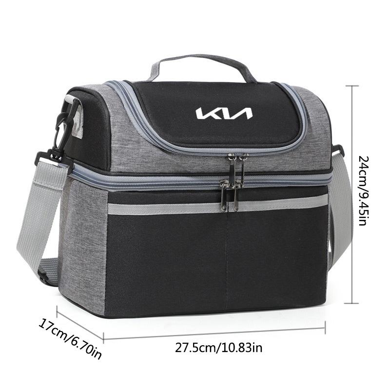 AUX1 Large Capacity Lunch Bag Thermal Insulation Portable With Handle Crossbody Bag For Kia Ceed Sportage Picanto Cerato Seltos Soul