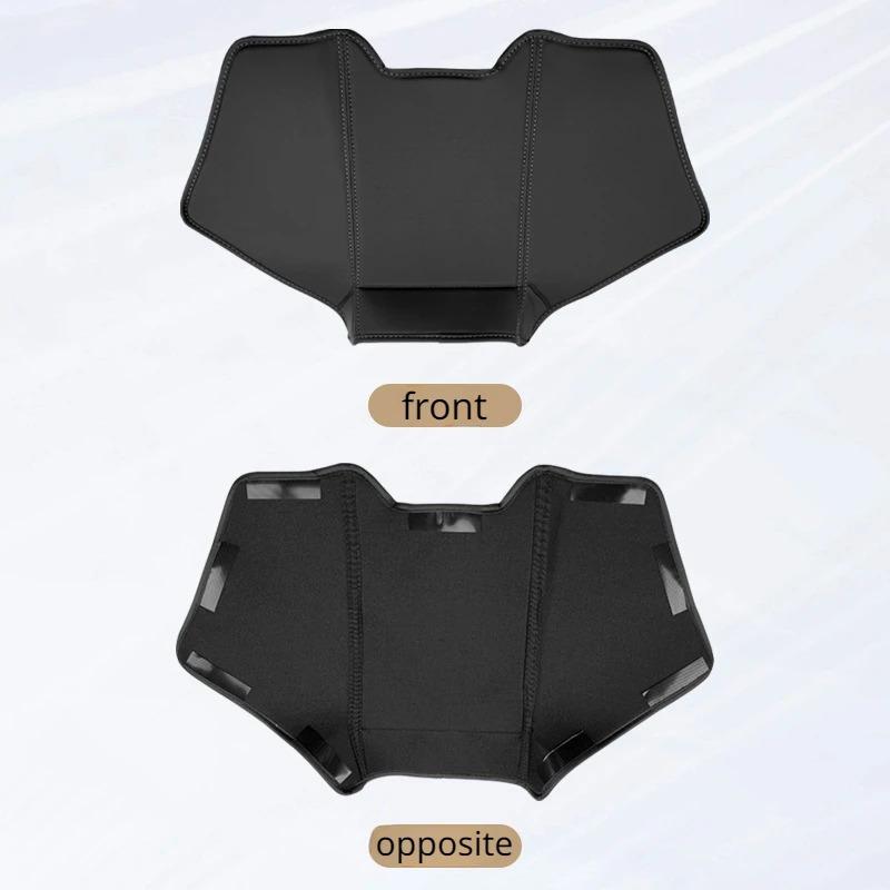 Rear Air Vent Anti Kick Protector Cover For Tesla Model 3 Highland Model Y Juniper 2026 PU Leather Pad Sticker Car Accessories