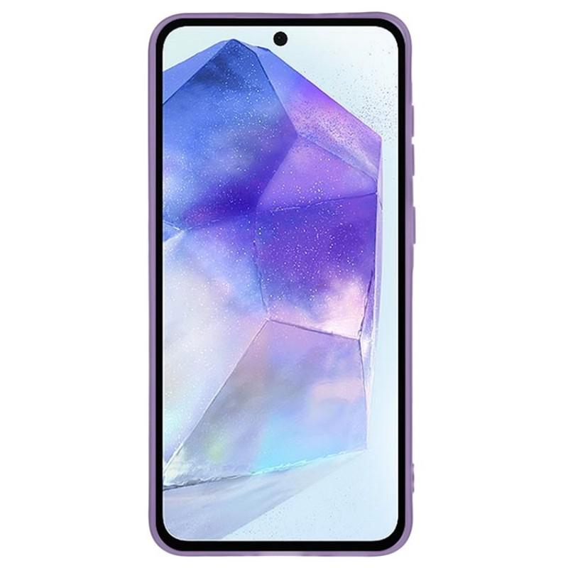 For Samsung Galaxy A26 5G TPU Case WANLONFENG DKSM Series Electroplated Frame Back Cover with Tempered Glass