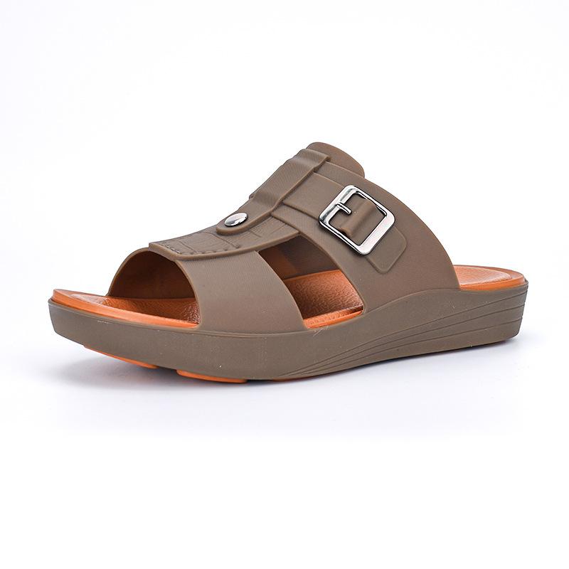 Fashion 2025 New Plus Size Men's Flip-Flops Chunky Platform Non-Slip Durable Outdoor Casual Comfort Slide Sandals Breathable Footwear