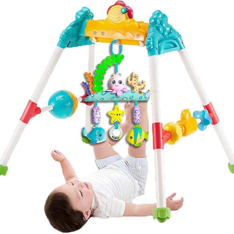 Baby Stroller Toy, Activity Plush Baby Car Seat Crib Travel With Hanging Rattle