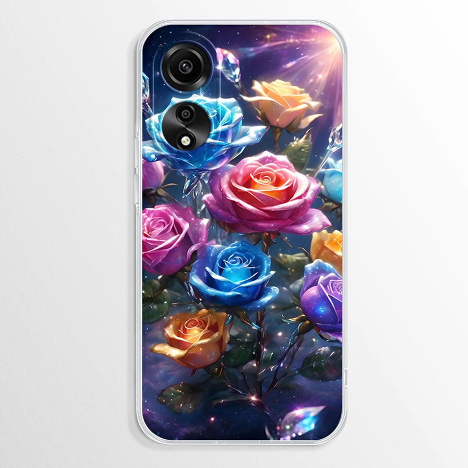 Pentru Oppo A38 A18 A78 A58 4G Carcasă Fundas Marmură Transparentă TPU Rezistentă la Șocuri Coque Pentru OppoA78 OppoA58 OppoA38 OppoA18 4G Moale Capa Carcase
