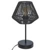 Jily Nachttischlampe Schwarz 34 cm