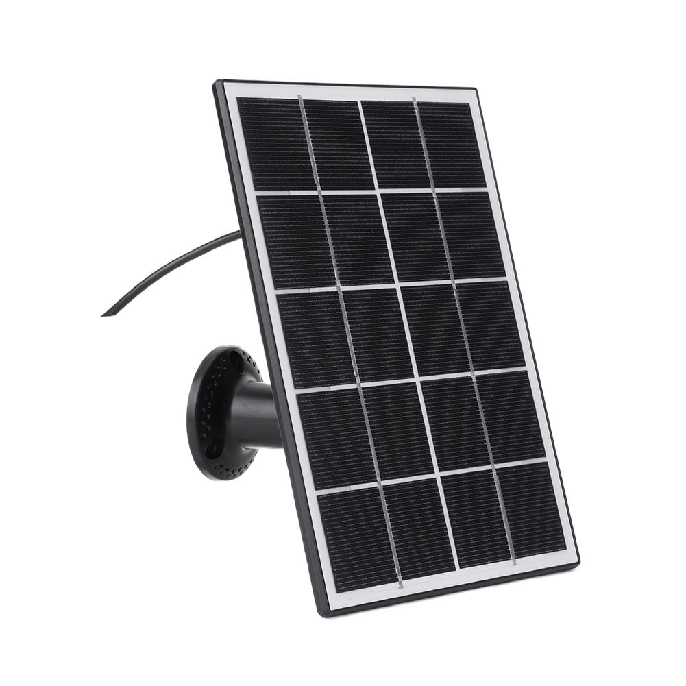 3.3W Solar Panel with 9.8Ft Charging Cable Outdoor Solar Cells Charger Solar Panel Charger Charging for Arlo/Ring/Eufy/Blink