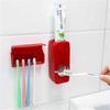 Automatic Toothpaste Dispenser Toothbrush Holder Wall Mount Tooth Brush Storage Rack Bathroom Accessories