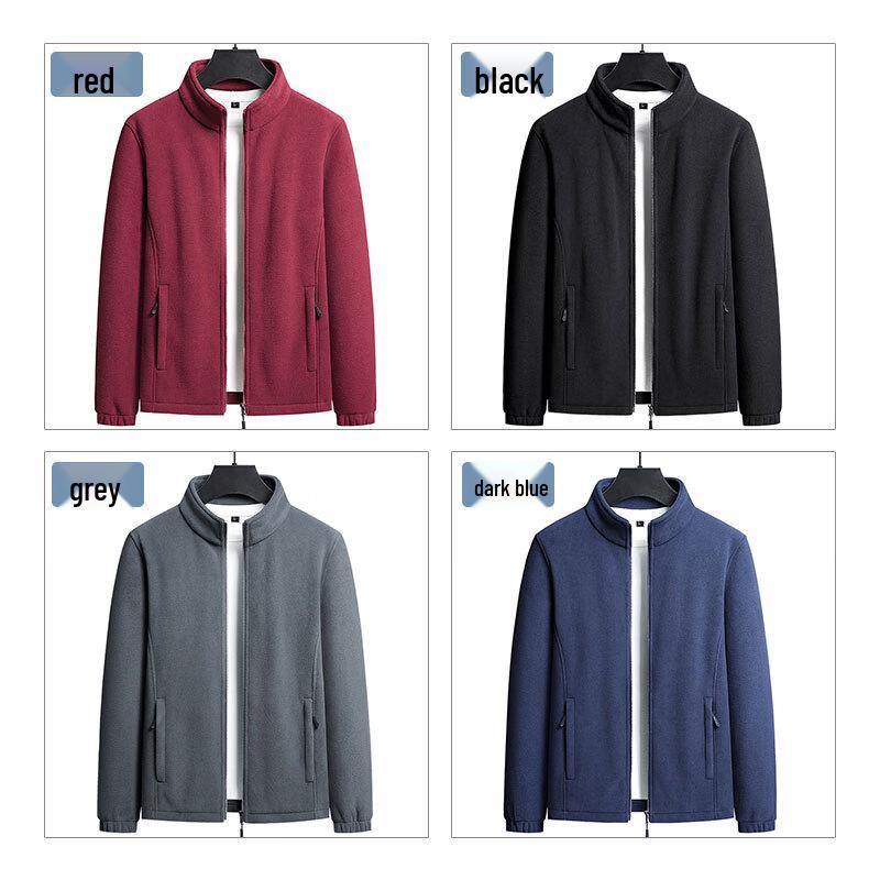 Baleno Men's S&K Series Stand-Collar Fleece-Lined Reversible Jacket