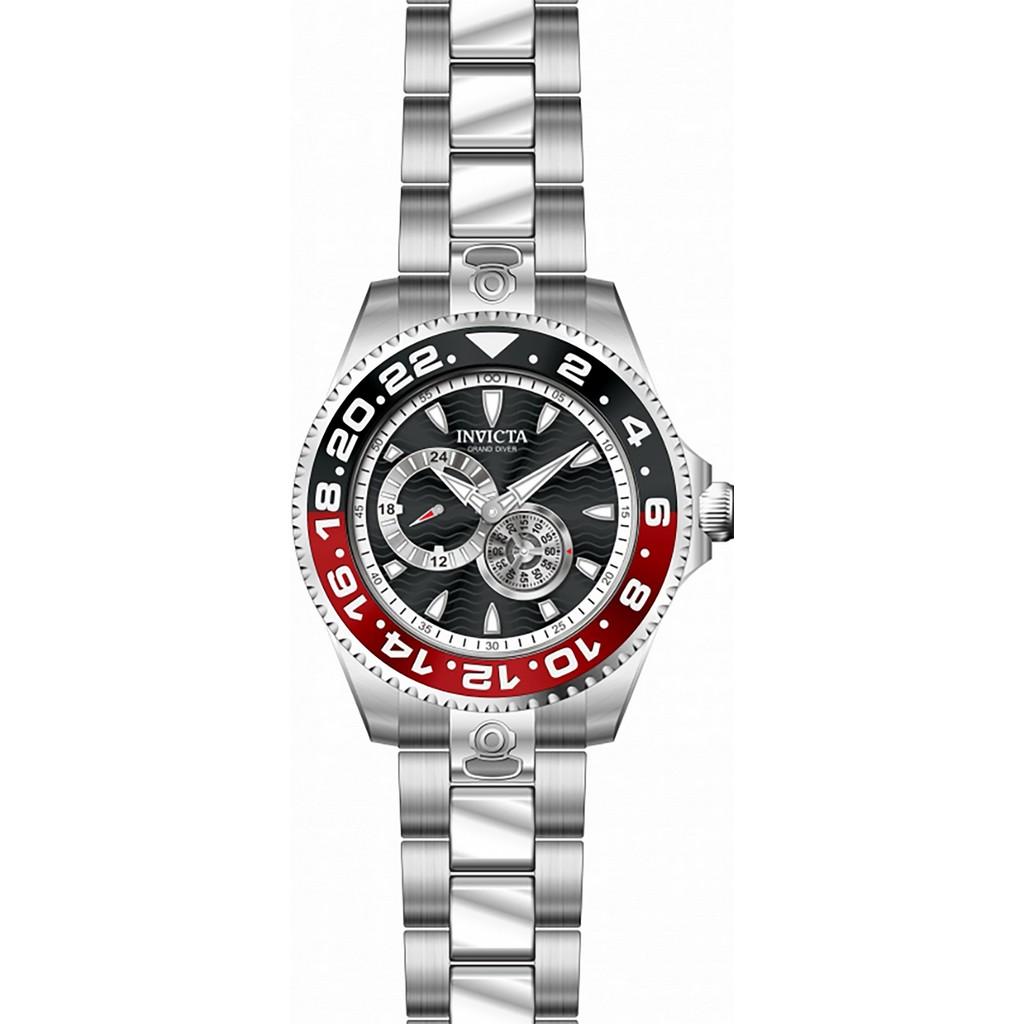Buy INVICTA Pro Diver Stainless Steel Black Dial Black And Red