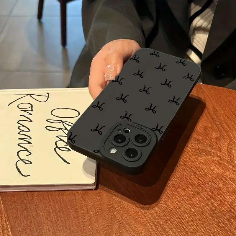 Simple Bow Silicone Soft Phone Case For Xiaomi Redmi Note 14 13 12 11 Pro Plus 5G 12S 11S Redmi 13C 14C 12 4G Cover