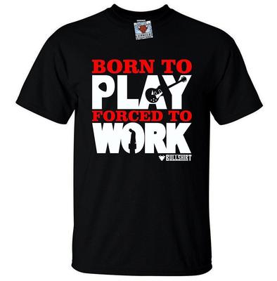 Born To Play Guitar T-Shirt - Funny Fun Gift Joke Music Instrument Present Play
