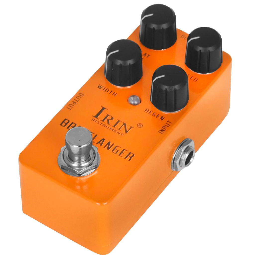 IRIN RS-08 BBD Flanger Electric Guitar Effect Pedal Metallic Flanging Timbre Effects True Bypass Pedals Guitar Accessories