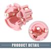 2 Pcs Rear Tail Light Lamp Bulb Socket No.A2108260082 for Mercedes-Benz E320 1996-2002 W210 for W220 S430 S500 2000-2006 Plastic Pink