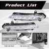 2218201756 2218201856 DRL For Mercedes Benz S-Class W221 S350 S500 C250 C300 LED Daytime Running Lights Fog Lamp Car Accessories