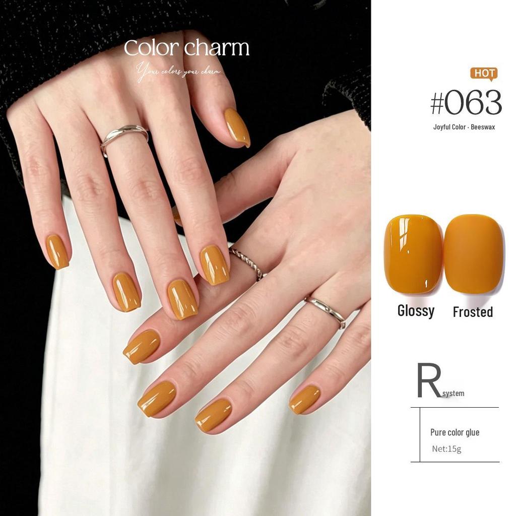 KaSi UV Gel Nail Polish - Autumn/Winter Pure Translucent Nude, Large Capacity, One Bottle One Color.