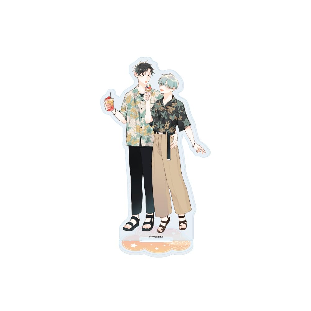 

Pesotaro Sensei 01 Summer BL Fair Acrylic Stand Working Couple s Vacation [Original Illustration]