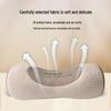 All-Cotton Cylindrical Buckwheat Pillow for Cervical Support and Adult Sleep Aid with Mugwort.