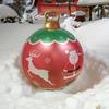 Christmas Decorations Outdoor Festival Venue Layout Festival Party Decoration 60cm Christmas Ball