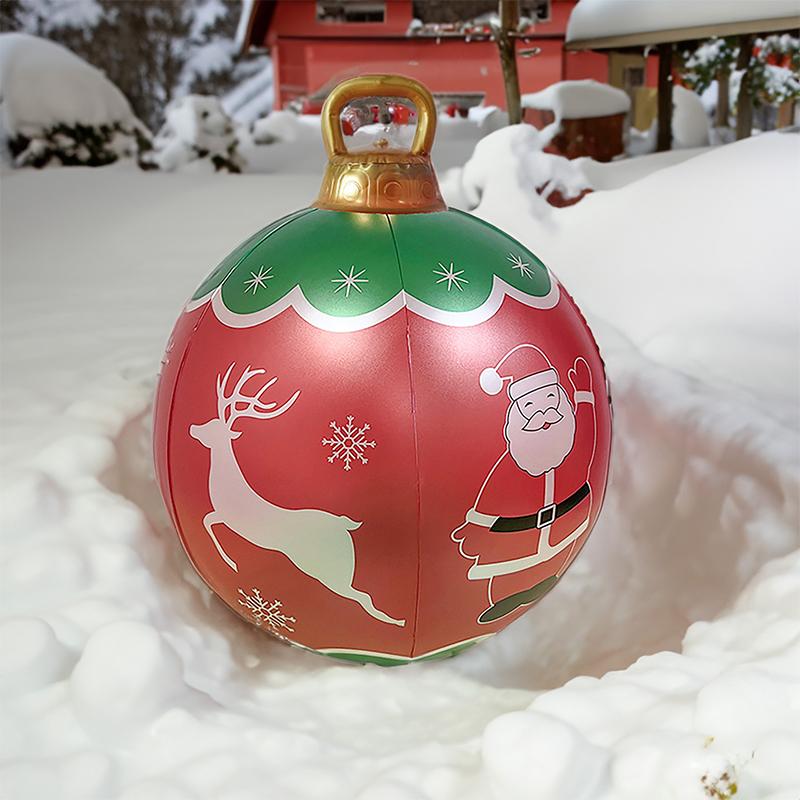 Christmas Decorations Outdoor Festival Venue Layout Festival Party Decoration 60cm Christmas Ball