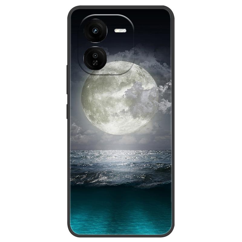 For Vivo IQOO Z9x Case Silicone Luxury Space Soft Bumper for Vivo IQOO Z9 Turbo Phone Cover TPU Funda For IQOOZ9 Turbo Fashion