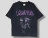 Vintage 90s Misfits violent world Tričko sběratelské horor punk koncertní turné vintage kapelové tričko černé Velké