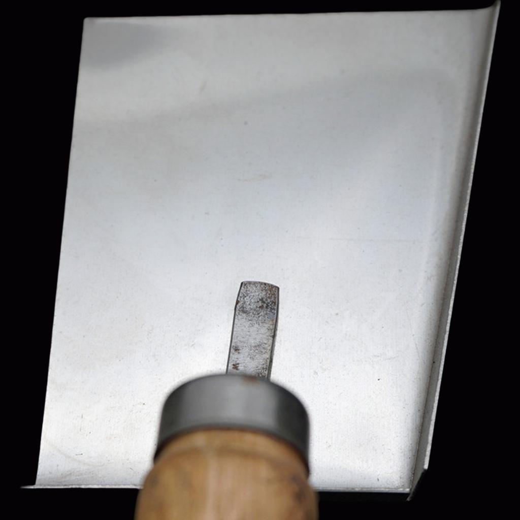 Edelstahlschaufel mit Holzgriff für Imker Beutenreiniger Imkereiausrüstung Bienenzuchtzubehör