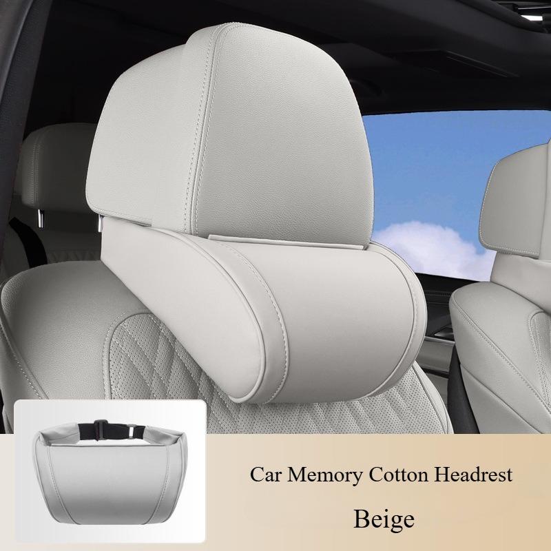 Memory Cotton Car Headrest Lumbar Support Driver's Seat Cushion Head And Neck Protection Pillow for Car Seat Accessories