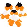 1Pair Cute Funny Goose Knitted Gloves For Women Winter Fleece-Lined Thickened Double-Layer Warm Coldproof Gloves