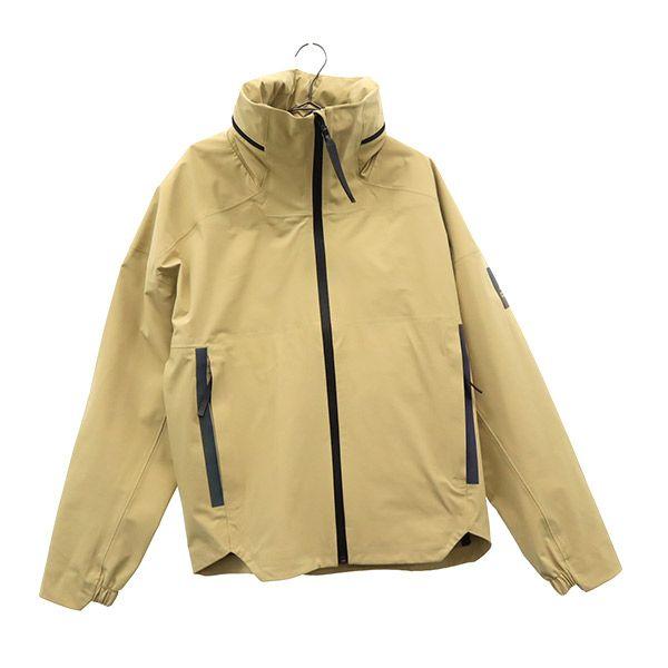 

adidas MYSHELTER Нейлоновая куртка-дождевик My Shelter с принтом логотипа M бежевая Мужская Б/у