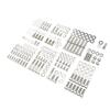 211pcs Engine Hex Bolt Kit Stainless Steel Long Lasting for SMALL BLOCK 265 283 305 327 350 400