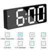 Led, Despertador, Relógio, Digital, Infantil, Eletrônico, Curvo, Tela, Espelho, Temperatura, Relógio, Quarto, Decoração, Eletrônicos