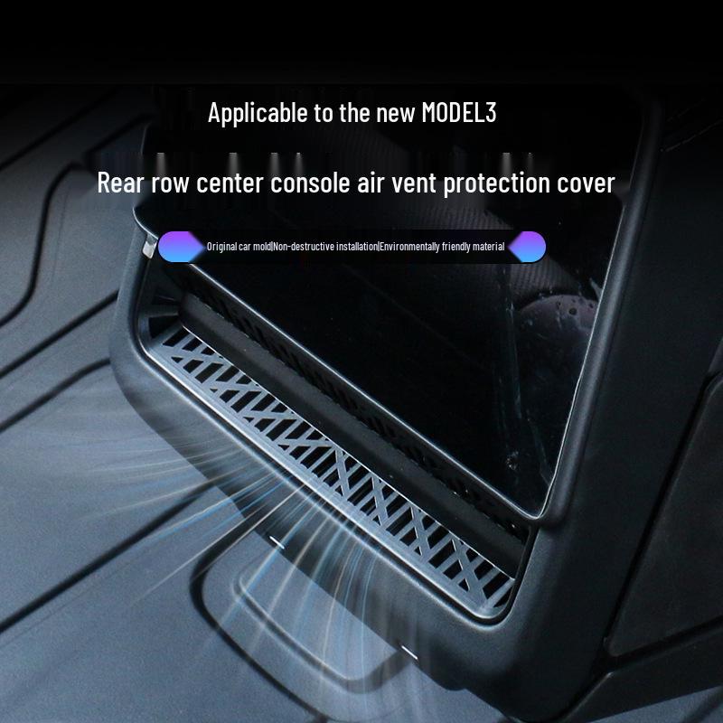 Tesla Model 3 Rear Center Console & Air Outlet Protective Covers