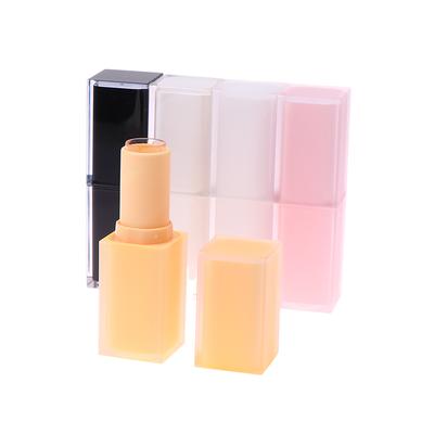 3.6G Quadratischer Schnallen Lippenstifthülse Leer Lippenbalsamhülse Lipgloss Reise Make-up Verpackung Probe Selbstgemachter Lippenstiftbehälter