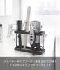 Yamazaki Jitsugyo Hair Dryer & Hair Iron Stand Tower Black 2285
