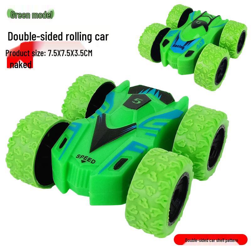 Children's Inertial 4WD Off-Road Swinging Stunt Car Model with Shock Absorption.