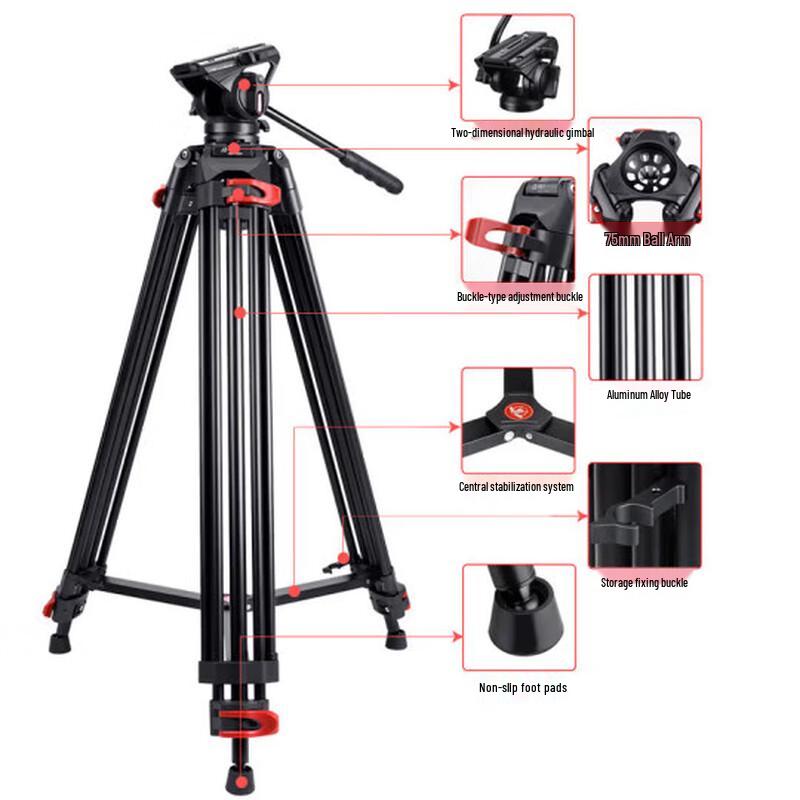 Wolfgang Jz961+Yt06plus Camera Tripod