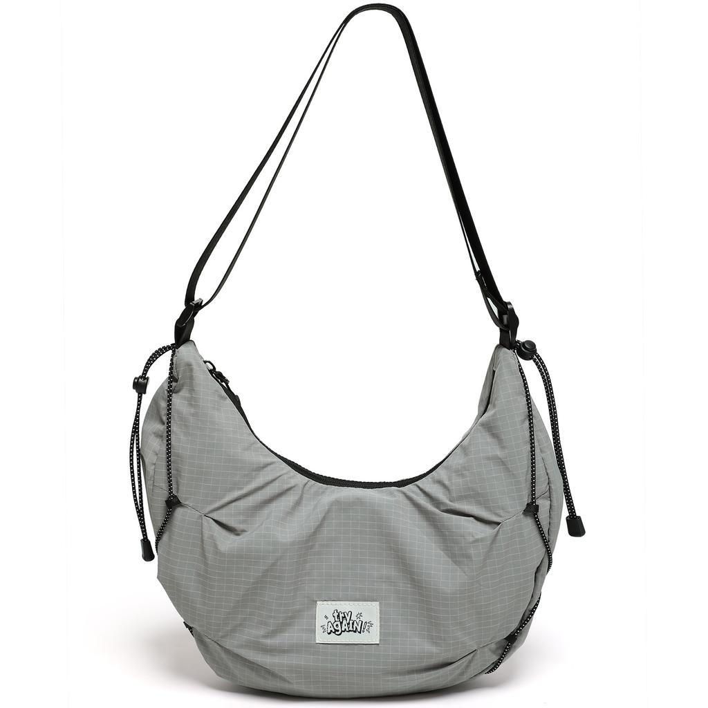 Large Capacity Crossbody Bag, Lightweight Dumpling Bag, Trendy Sporty Shoulder Bag