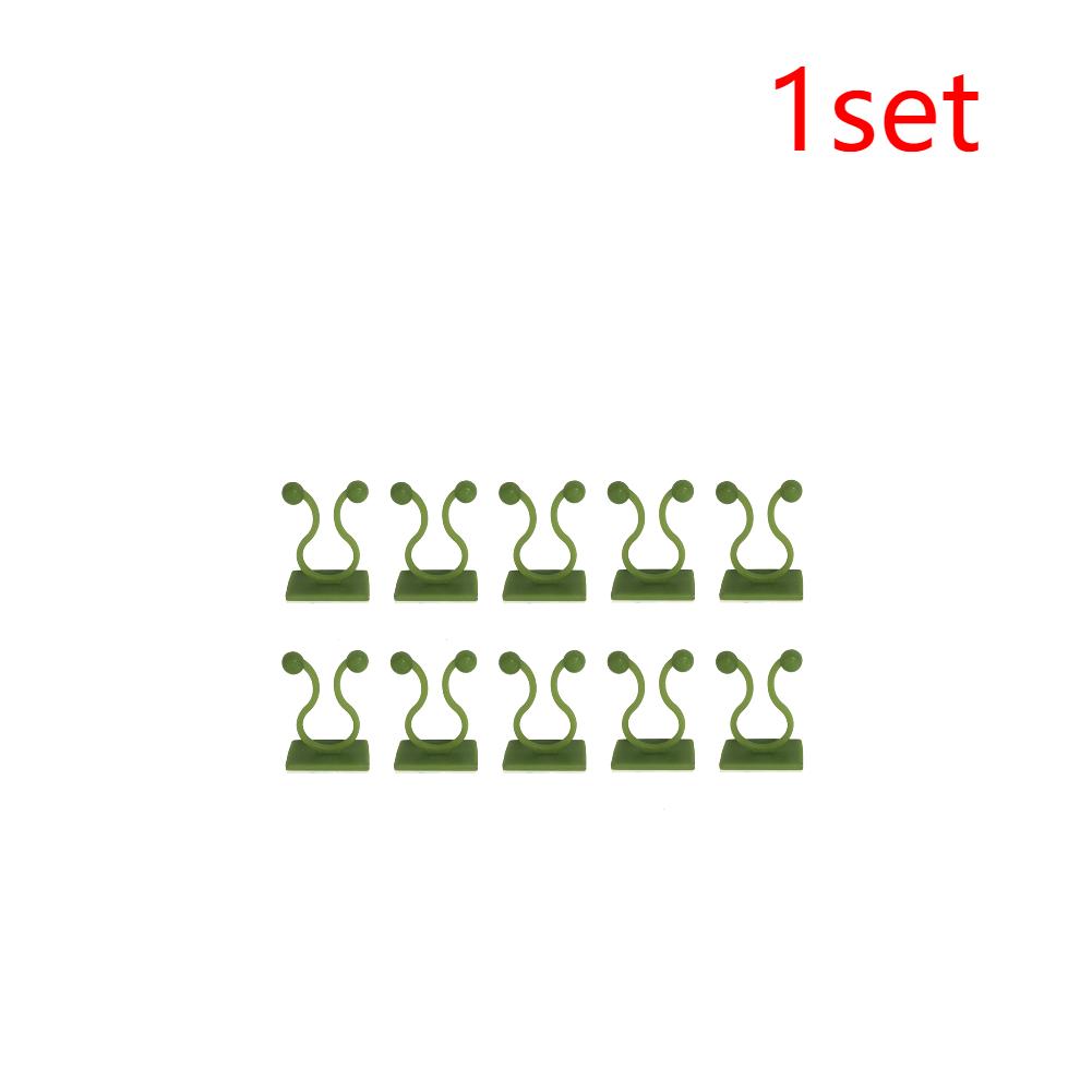 

10-50pcs Invisible Plant Climbing Wall Clips Fixture Rattan Vine Bracket Fixed Buckle Leaf Clips for Garden Plant Traction Holde