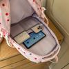 Dot Print Backpack Junior High School Student Lightweight Schoolbag Girl's Large Capacity Backpack