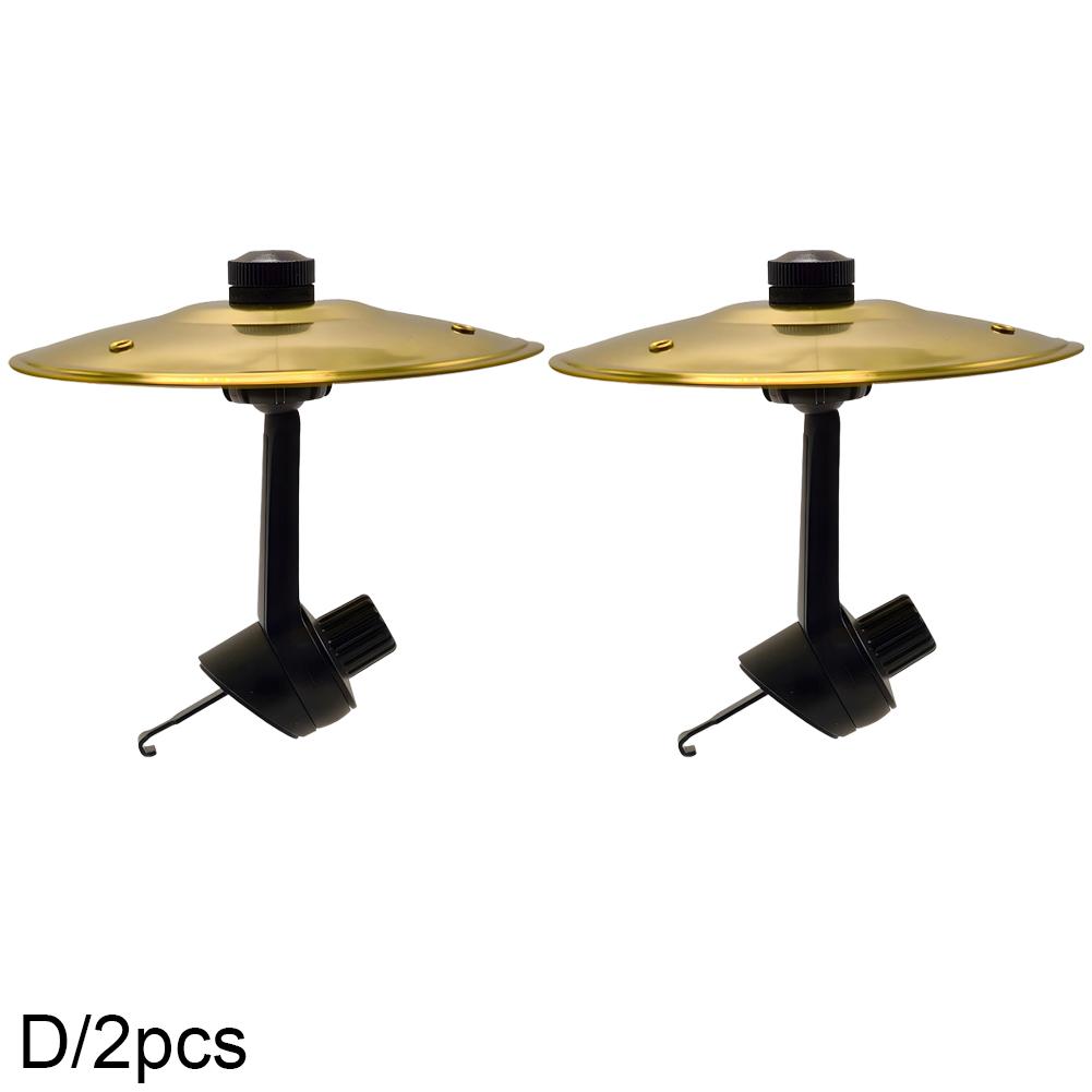 1/2pcs Car Crash Cymbal Car Air Conditioning Exhaust Port Decoration Easy Clip-on Mini Cymbal For Music Lover Tapping Rhythm