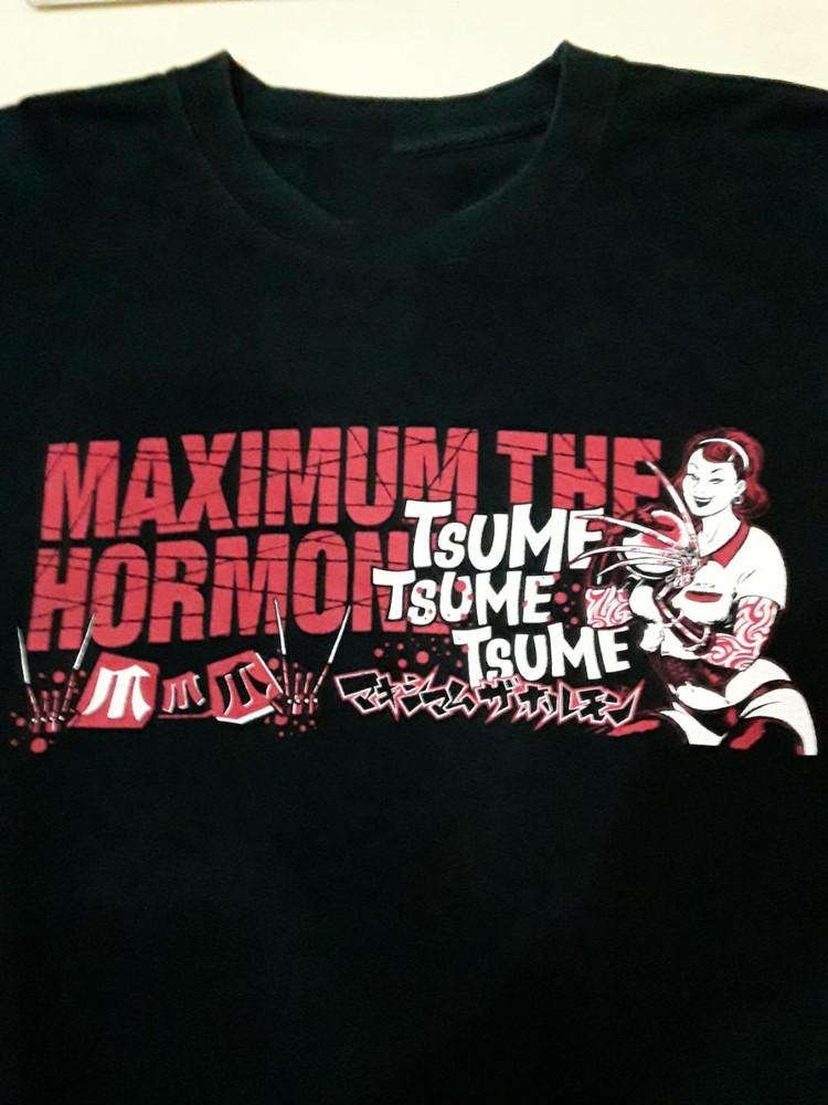 Maximum the Hormone Band Music Black T-Shirt Cotton Unisex Unisex T-Shirt