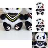 Charming Graduation Panda Plush Toy Adorable Stuffed Animal With Customizable Logo